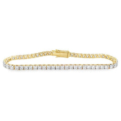 Jai's 18K Yellow Gold 5-carat Diamond Tennis Bracelet