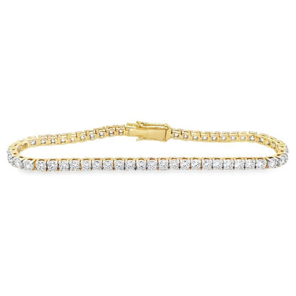 Jai's 18K Yellow Gold 5-carat Diamond Tennis Bracelet