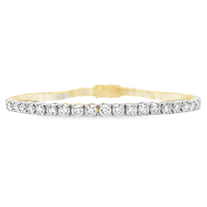 Jai's 18K Yellow Gold Diamond Tennis Bracelet