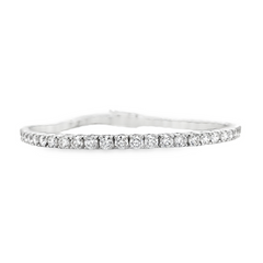 Jai's 18K White Gold 6-carat Diamond Tennis Bracelet - 7"