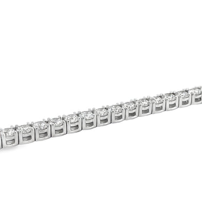 Jai's 18K White Gold 7-carat Diamond Tennis Bracelet - 7"