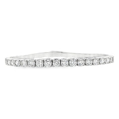 Jai's 18K White Gold 8-carat Diamond Tennis Bracelet - 7"