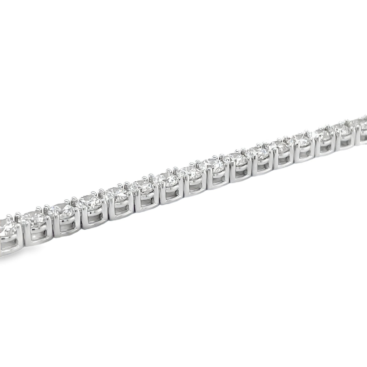 Jai's 18K White Gold 10-carat Diamond Tennis Bracelet - 7"