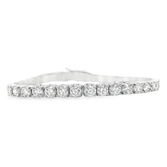 Jai's 18K White Gold Diamond Tennis Bracelet - 7"