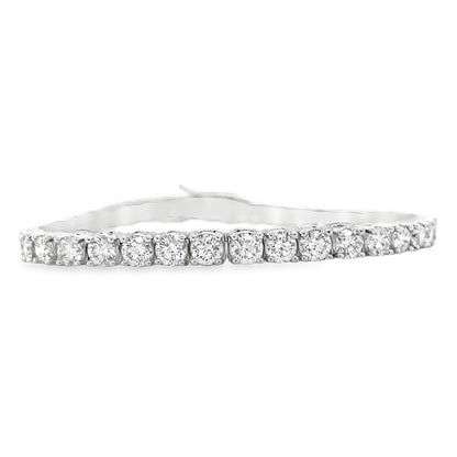 Jai's 18K White Gold Diamond Tennis Bracelet - 7"