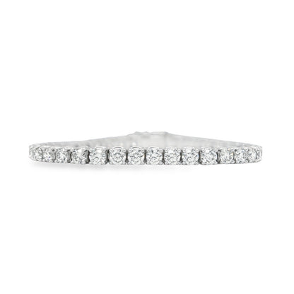 Jai's 18K White Gold 10-carat Diamond Tennis Bracelet - 7"