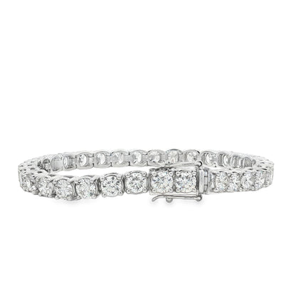 Jai's 18K White Gold Diamond Tennis Bracelet - 6.5"
