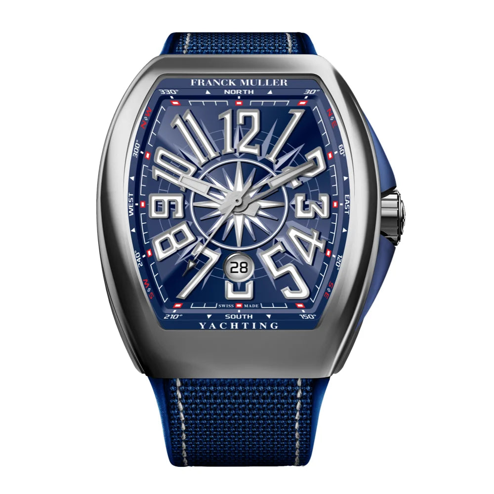 Franck Muller's Vanguard Yacht with Blue Dial