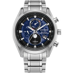 Citizen's Tsuki-yomi A-T with Blue Chronograph Dial