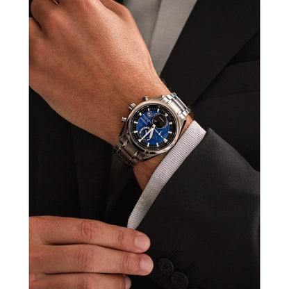 Citizen's Tsuki-yomi A-T with Blue Chronograph Dial