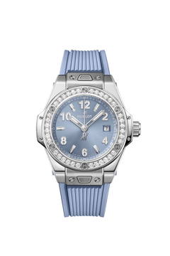 Hublot's Big Bang One Click Steel Coal Blue with Blue Dial & Diamonds