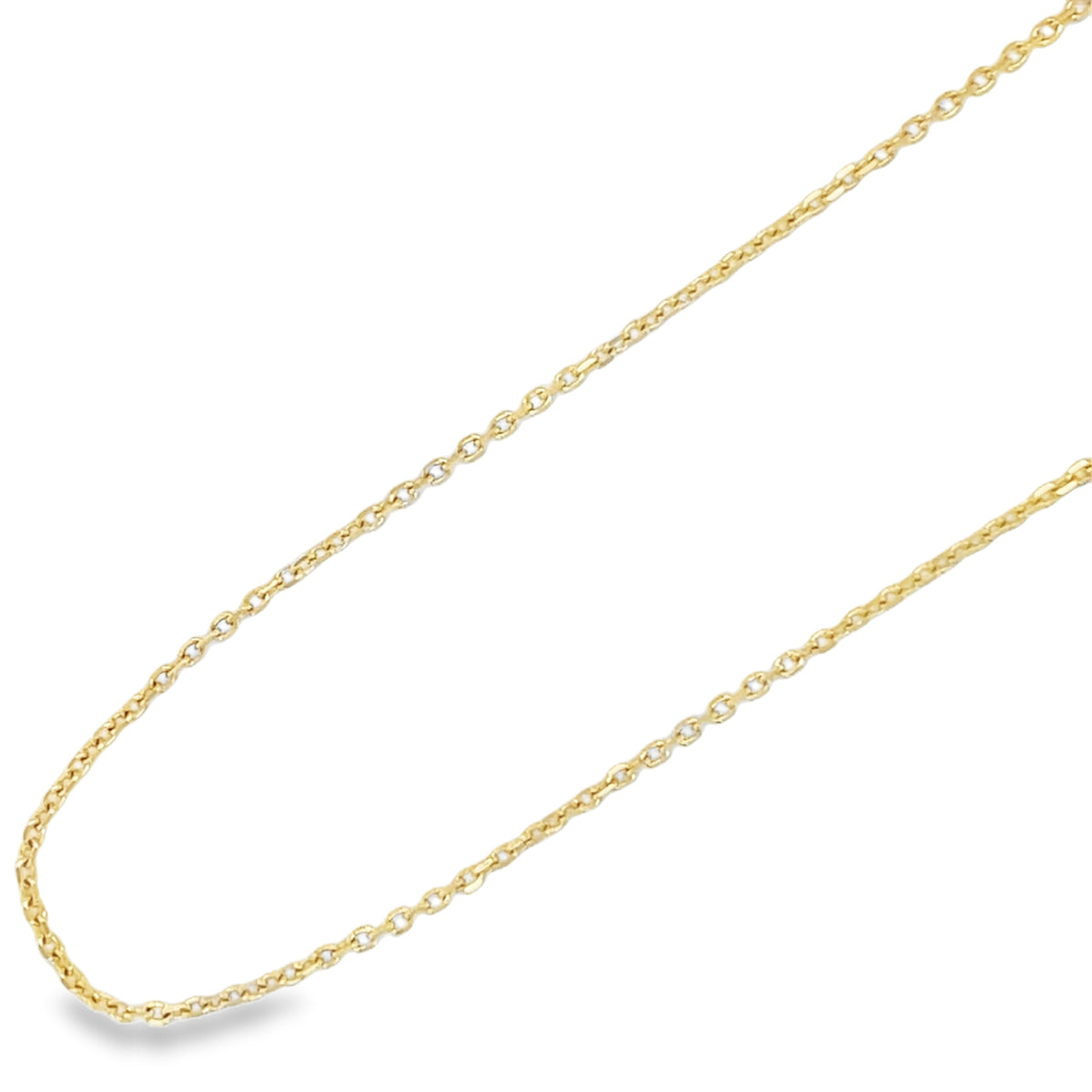 Jai's 14K Yellow Gold Fine Rolo Chain - 18"