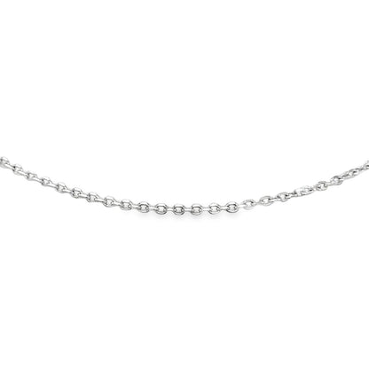 Jai's 14K White Gold Fine Cable Chain - 20"