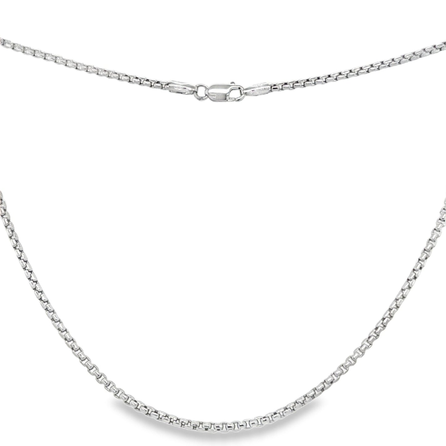 Jai's 14K White Gold Fine Box Chain