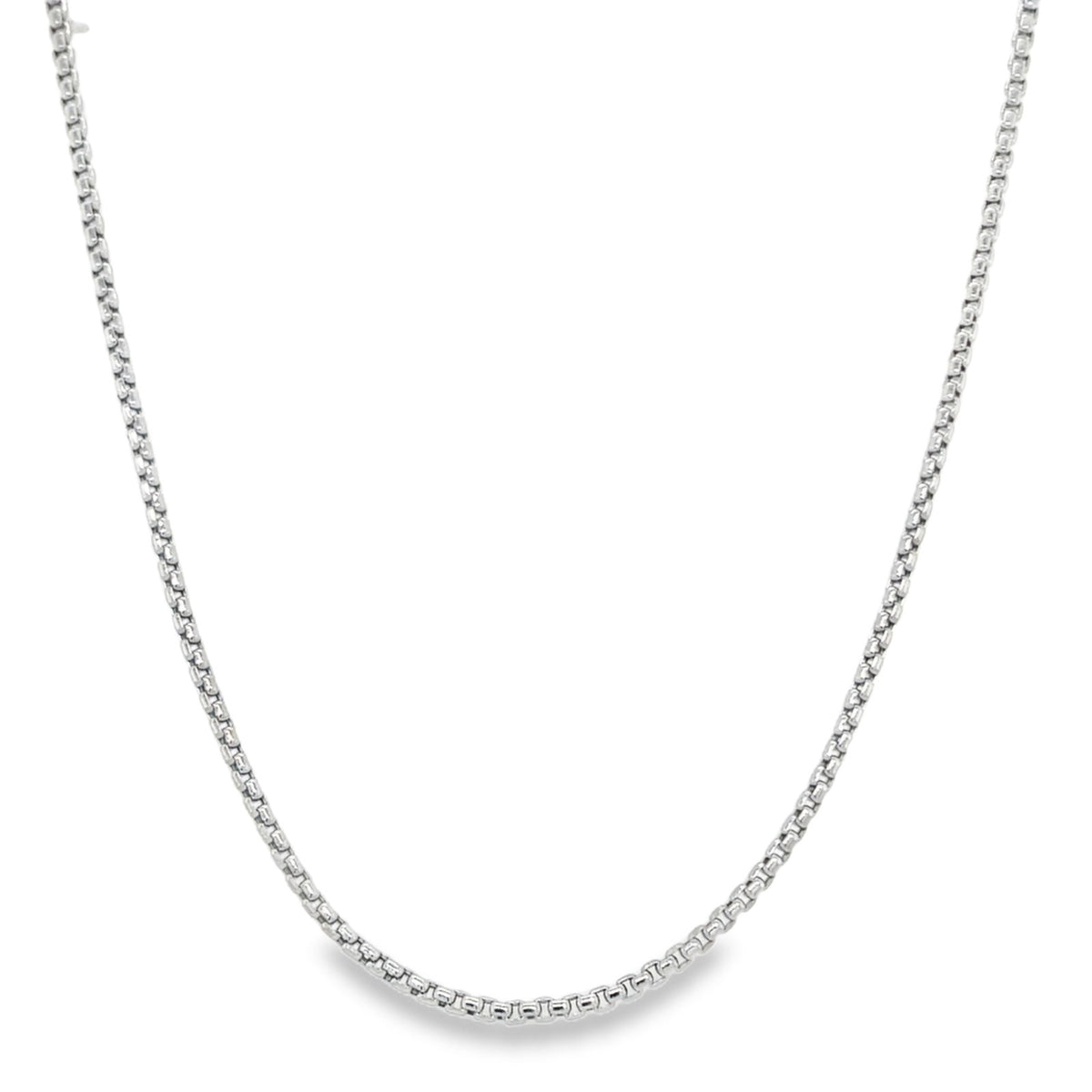 Jai's 14K White Gold Fine Box Chain