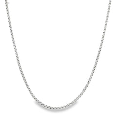 Jai's 14K White Gold Fine Box Chain