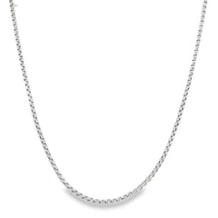 Jai's 14K White Gold Fine Box Chain