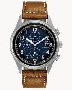 Citizen's Garrison with Blue Chronograph Dial