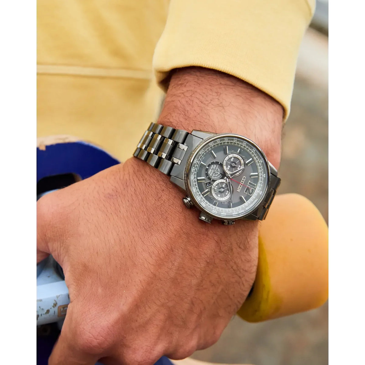 Citizen's Nighthawk with Grey Chronograph Dial
