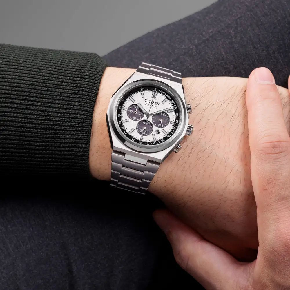 Citizen's Zenshin with White Chronograph Dial