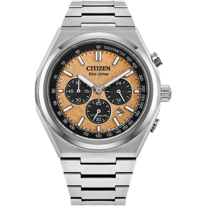 Citizen's Zenshin with Salmon Chronograph Dial