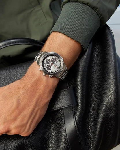 Citizen's Promaster Navihawk with Silver-tone Chronograph Dial