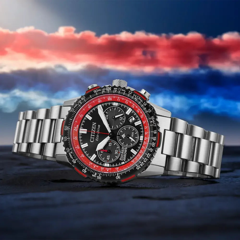 Citizen's Red Arrows Promaster Air Navihawk with Black Chronograph Dial