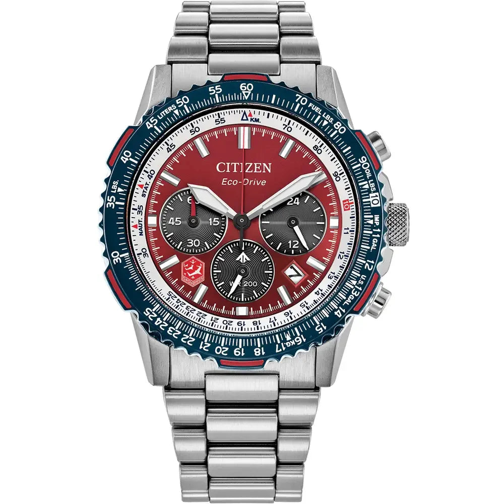 Citizen's Snowbirds Promaster Air Navihawk with Red Chronograph Dial