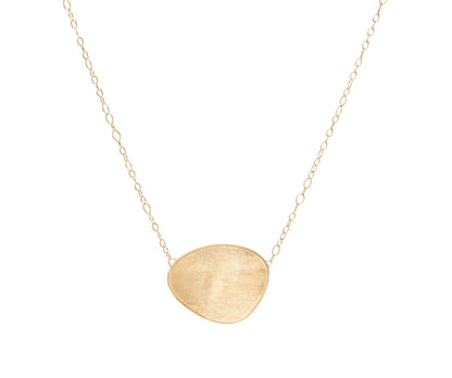 Marco Bicego's 18K Yellow Gold Lunaria Satin Petal Necklace