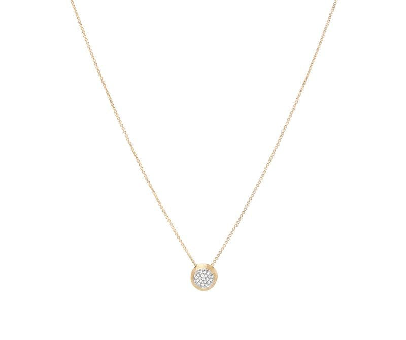 Marco Bicego's 18K Two-tone Jaipur Link Delicati Diamond Necklace