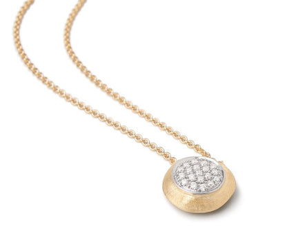Marco Bicego's 18K Two-tone Jaipur Link Delicati Diamond Necklace