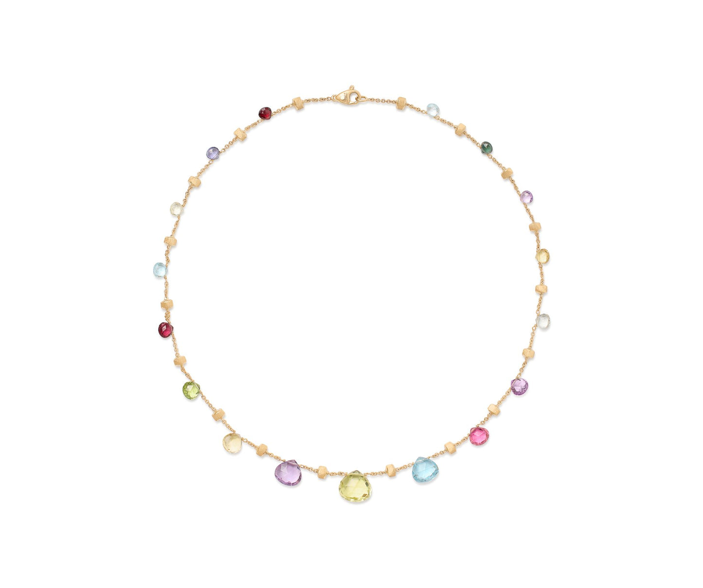 Marco Bicego's 18K Yellow Gold Paradise Gemstones Necklace