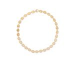 Marco Bicego's 18K Yellow Gold Lunaria Diamond Satin Petal Necklace