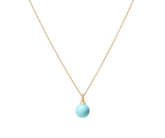 Marco Bicego's 18K Yellow Gold Africa Turquoise Necklace