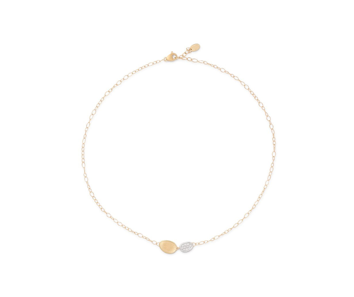Marco Bicego's 18K Two-tone Lunaria Diamond Necklace