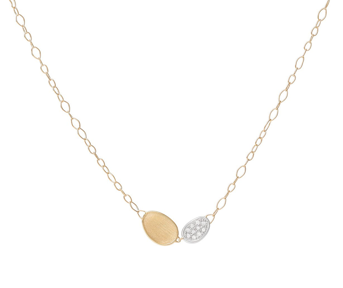 Marco Bicego's 18K Two-tone Lunaria Diamond Necklace