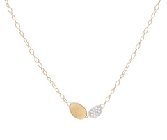 Marco Bicego's 18K Two-tone Lunaria Diamond Necklace