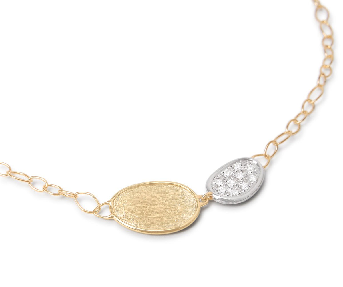 Marco Bicego's 18K Two-tone Lunaria Diamond Necklace