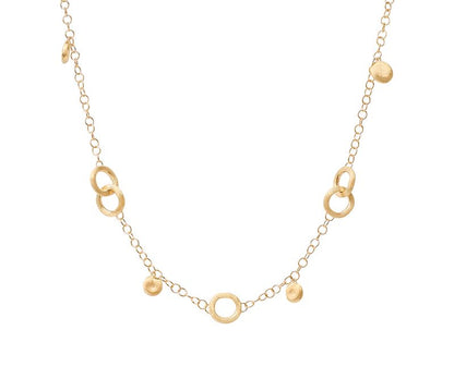 Marco Bicego's 18K Yellow Gold Jaipur Link Satin Necklace