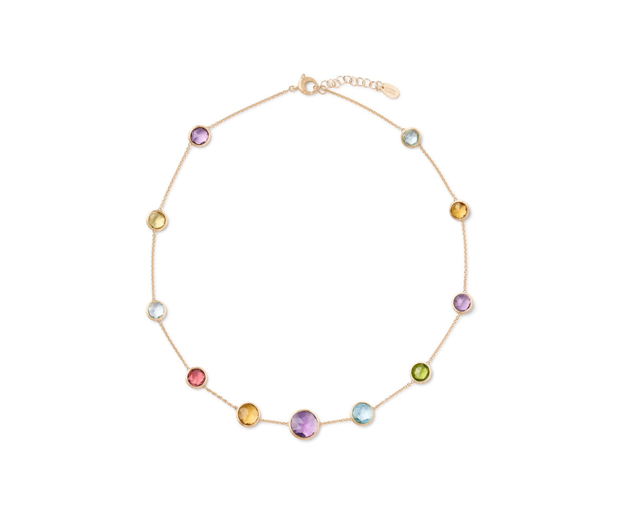 Marco Bicego's 18K Yellow Gold Jaipur Gemstone Necklace