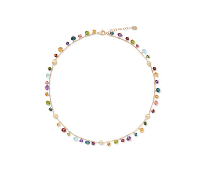 Marco Bicego's 18K Yellow Gold Africa Gemstones Necklace