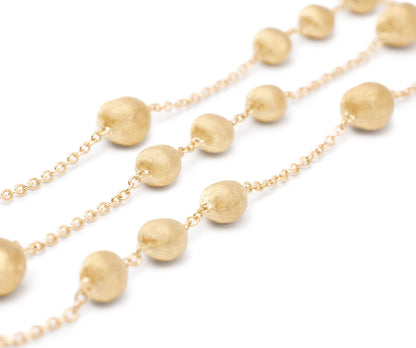 Marco Bicego's 18K Yellow Gold Africa Bead Necklace