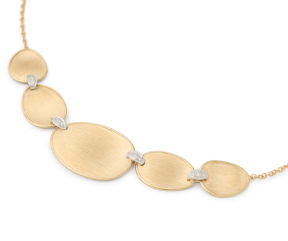 Marco Bicego's 18K Two-tone Lunaria Diamond Necklace
