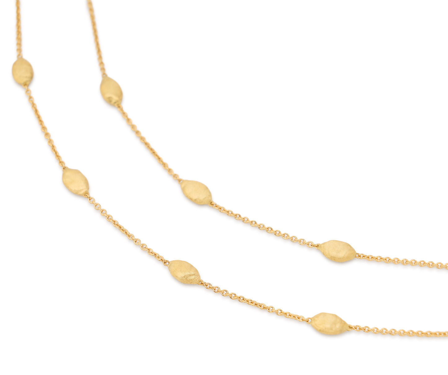 Marco Bicego's 18K Yellow Gold Siviglia Satin Necklace