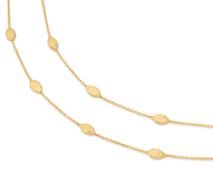 Marco Bicego's 18K Yellow Gold Siviglia Satin Necklace