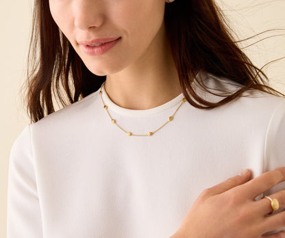 Marco Bicego's 18K Yellow Gold Siviglia Satin Necklace
