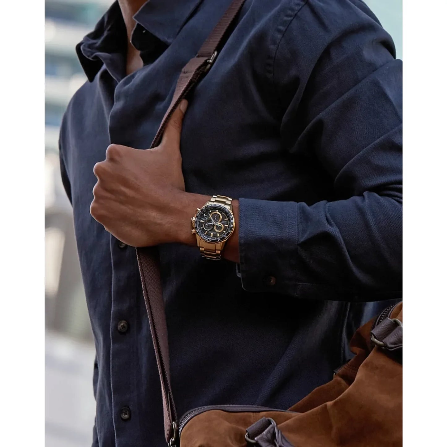 Citizen's PCAT with Brown Chronograph Dial
