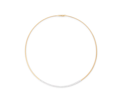 Marco Bicego's 18K Two-tone Masai Diamond Coil Necklace