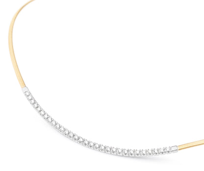 Marco Bicego's 18K Two-tone Masai Diamond Coil Necklace