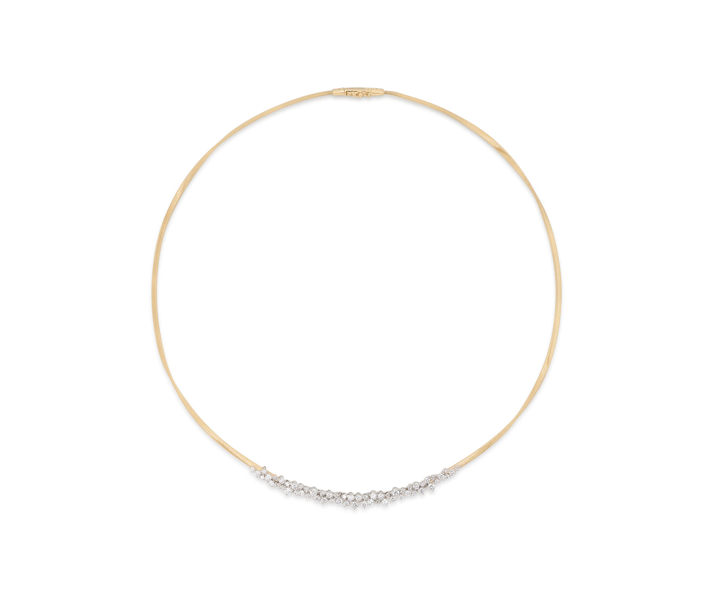 Marco Bicego's 18K Two-tone Marrakech Diamond Coil Necklace